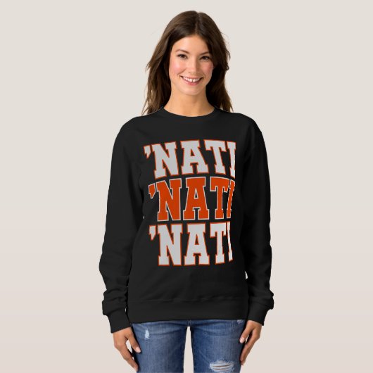 CINCY "NATI Cincinnati OH Matching Family Couple T Sweatshirt (Vorne ganz)