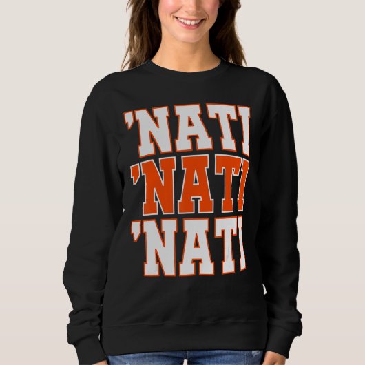 CINCY "NATI Cincinnati OH Matching Family Couple T Sweatshirt (Vorderseite)