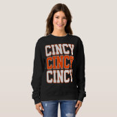 CINCY "NATI Cincinnati OH Matching Family Couple T Sweatshirt (Vorne ganz)
