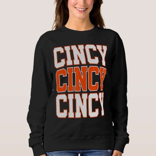 CINCY "NATI Cincinnati OH Matching Family Couple T Sweatshirt (Vorderseite)