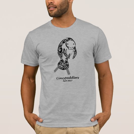 Cincypaddlers Manatis-Frühlingsreise T-Shirt (Vorderseite)