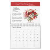 Cindas Blumenmuster-Rezepte mit Anweisungen Kalender (Feb 2026)