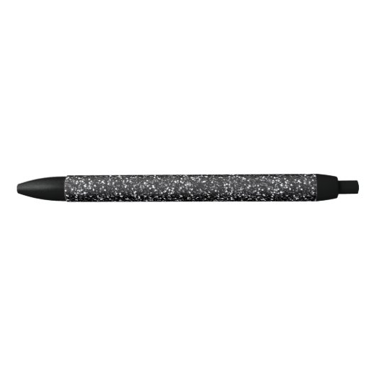 Cinder Black Glitzer Kugelschreiber (Vorderseite)