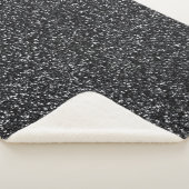 Cinder Black Glitzer Sherpadecke (3/4)