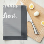 Cinder - weiß geschirrtuch (Viertel Falte)