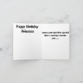 Cinderela Geburtstag Karte (Innenseite)