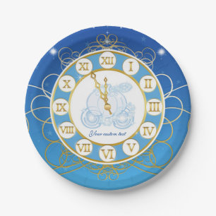 Cinderella Almost Midnight Blue Party Teller