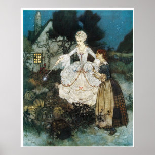 Cinderella and Fairy Godmother Poster