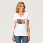 Cinderella and Prince Dancing – Enchanted Ballroom T-Shirt (Vorderseite Vollansicht)