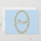 Cinderella Birthday Party Foto Vielen Dank Einladung (Rückseite)