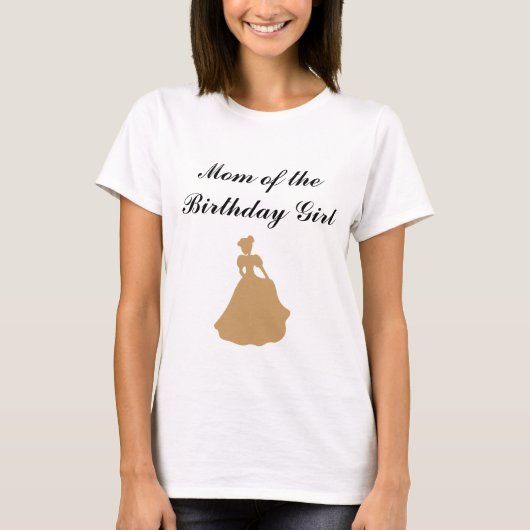 Cinderella Birthday Party Mama T - Shirt (Vorderseite)