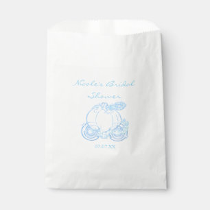 Cinderella Blue Carriage Gastgeschenk Bags Geschenktütchen