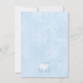 Cinderella Carriage Wish for Baby Shooting Game Einladung (Rückseite)