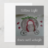 Cinderella Coach Card Einladung (Vorne/Hinten)