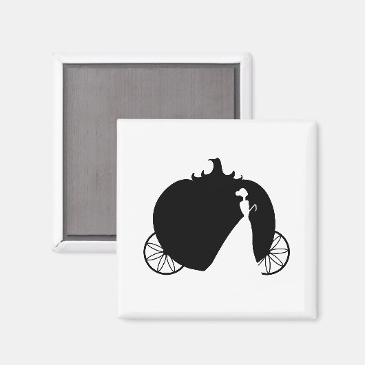 Cinderella Coach Magnet (Vorderseite/Rückseite)