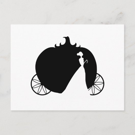 Cinderella Coach Postkarte (Vorderseite)