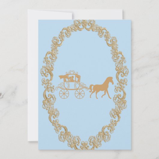 Cinderella Dankeschön Karte (Rückseite)