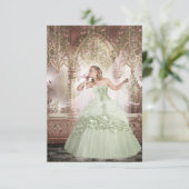 Cinderella Dankeskarte (Stehend Vorderseite)