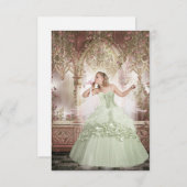 Cinderella Dankeskarte (Vorne/Hinten)