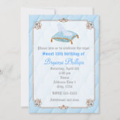 Cinderella Elegant Chic Princess Royal Einladung (Vorderseite)