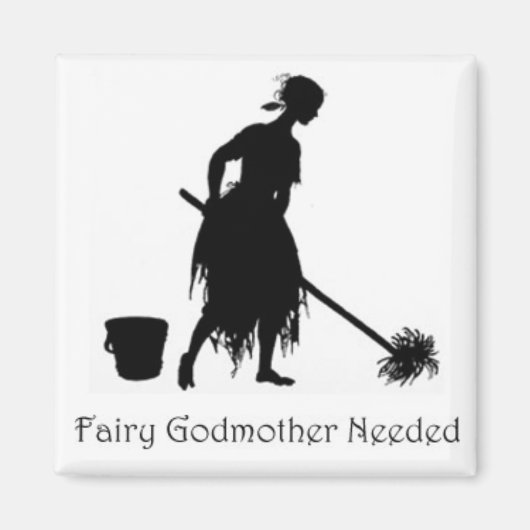 Cinderella Fairy Godmutter brauchte Magnet Mopping (Vorne)