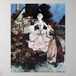 Cinderella Fairy Godmutter von Edmund Dulac Poster