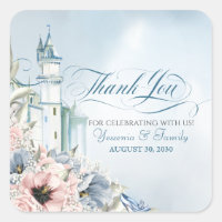 Cinderella Fairy Tale Light Blue Pink Vielen Dank