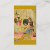 Cinderella Fairytale Business Card Visitenkarte (Rückseite)