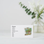 Cinderella Fairytale Business Card Visitenkarte (Stehend Vorderseite)