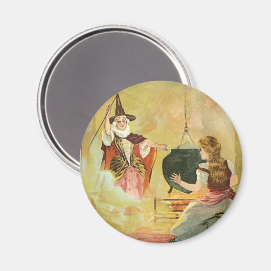 Cinderella Fairytale Magnet (Vorderseite/Rückseite)