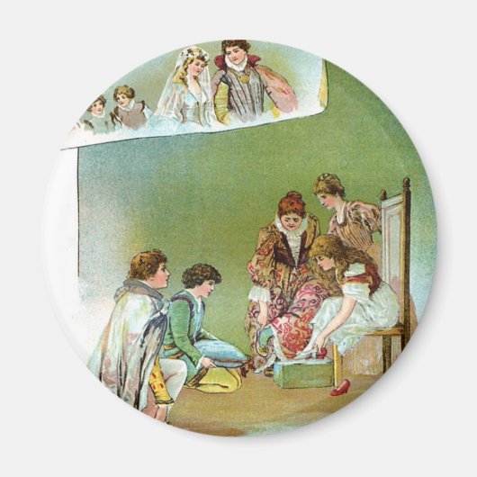 Cinderella Fairytale Magnet (Vorne)