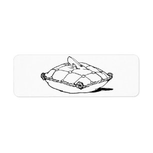 Cinderella Glass Slipper and Pillow Small Labels