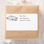 Cinderella Glass Slipper Custom Shipping Label (Insitu)