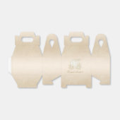 Cinderella Gold Carriage Beige Gastgeschenk Boxes Geschenkschachtel (Ungefaltet)