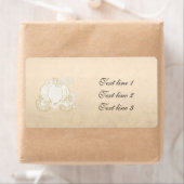 Cinderella Gold Carriage Champagne Princess Label (Insitu)