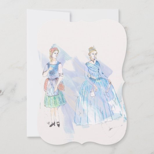 Cinderella Greeting Card Feiertagskarte (Vorderseite)