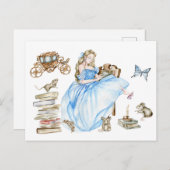 Cinderella Grüße Karte Postkarte (Vorne/Hinten)