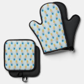 Cinderella Oven Mitt & Pot Holder Set (Vorderseite/Rückseite)