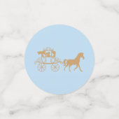 Cinderella Party Confetti Tischdekor Konfetti (Klein Vorderseite)