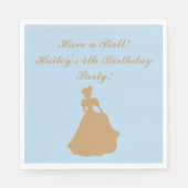 Cinderella Party Personalisiert Napkins Serviette (Vorderseite)
