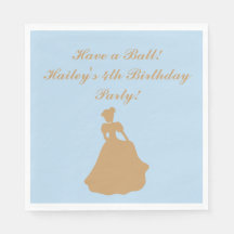 Cinderella Party Personalisiert Napkins