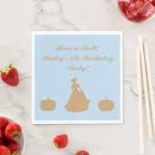 Cinderella Party Personalisiert Napkins Serviette (Beispiel)