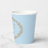 Cinderella Party Personalisiert Pappbecher (Rückseite)