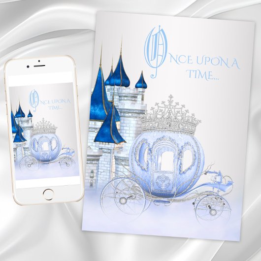 Cinderella Princess Birthday Einladung