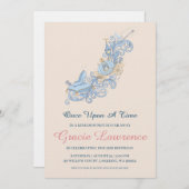 Cinderella princess birthday invitations einladung (Vorne/Hinten)