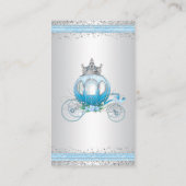 Cinderella Princess Carriage Table Cards Platzkarte (Rückseite)
