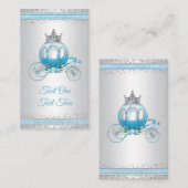Cinderella Princess Carriage Table Cards Platzkarte (Vorne/Hinten)