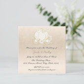 Cinderella Princess Carriage Wedding Einladung (Stehend Vorderseite)