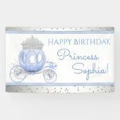 Cinderella Princess Girls Birthday Banner (Horizontal)