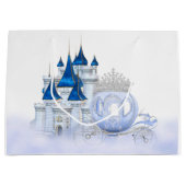 Cinderella Princess Girls Birthday Große Geschenktüte (Vorderseite)